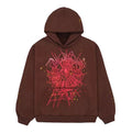 Sp5der web hoodie (brown)